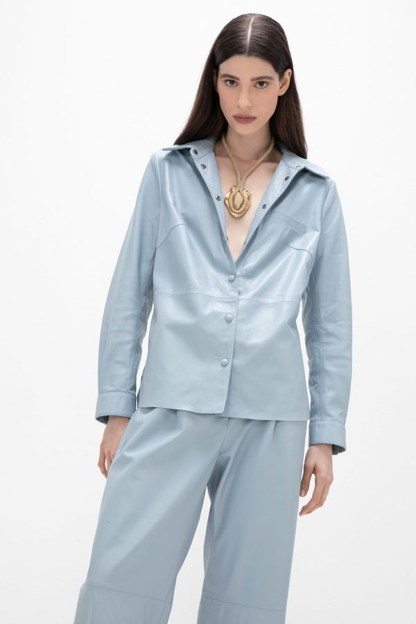 Alessandra Leather Shirt