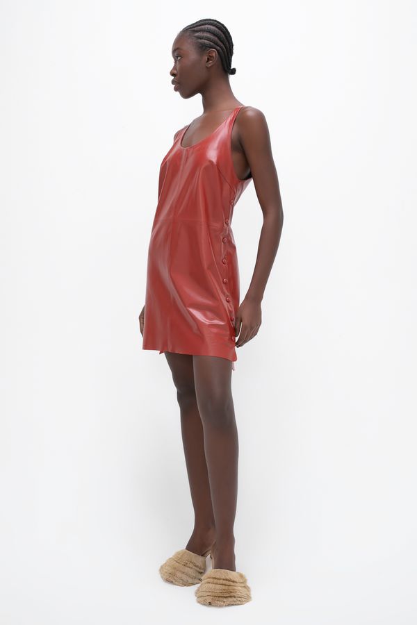 Amabel Leather Dress