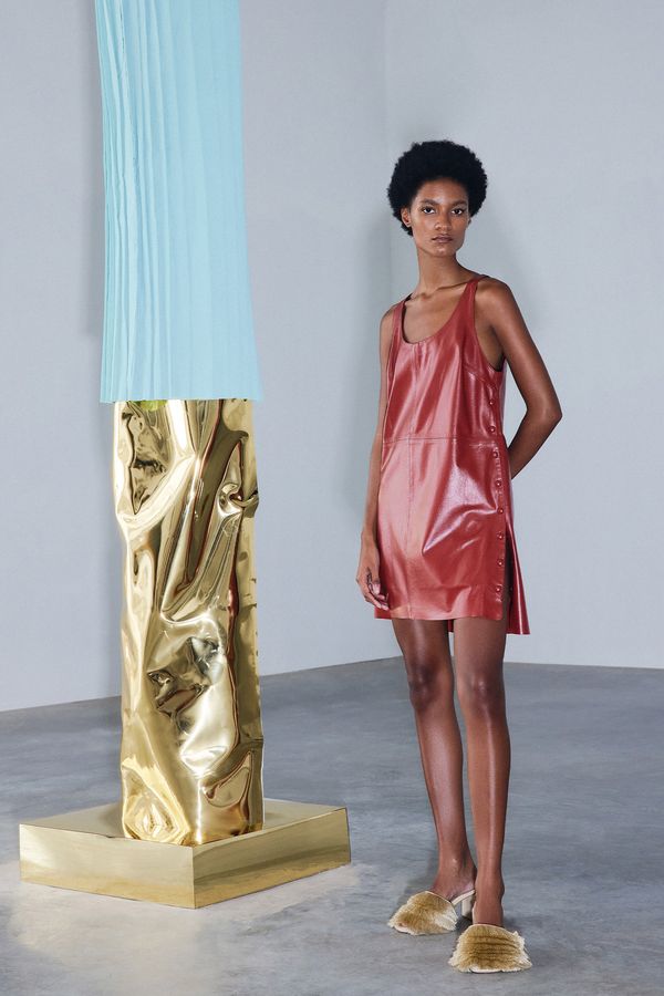 Amabel Leather Dress