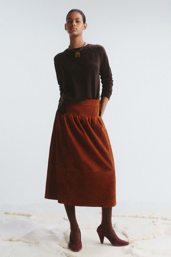 Maggie Leather Skirt