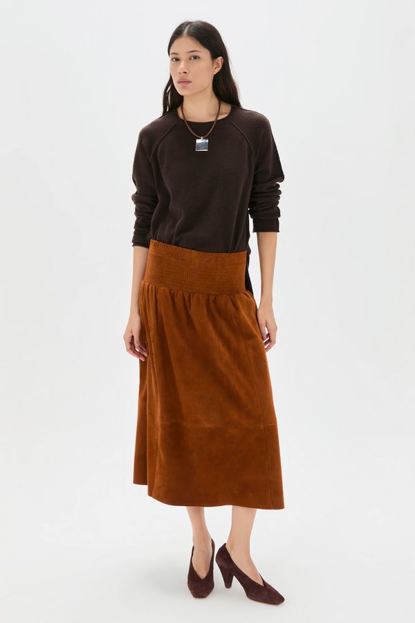 Maggie Leather Skirt