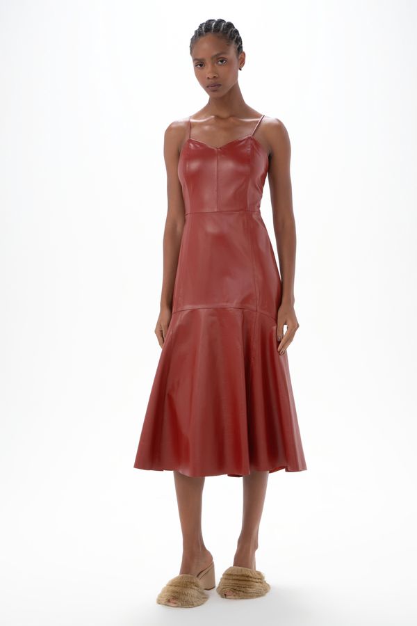 Ana Leather Dress