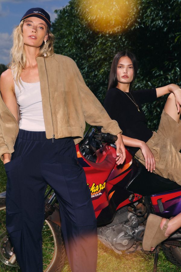 Aquarela Leather Shorts